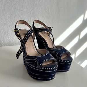 Miu Miu platform wedges